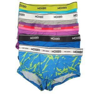 WOXER - Lot of 5 - Women's "BOLD" Shortie Mid Rise Modal Size SMALL